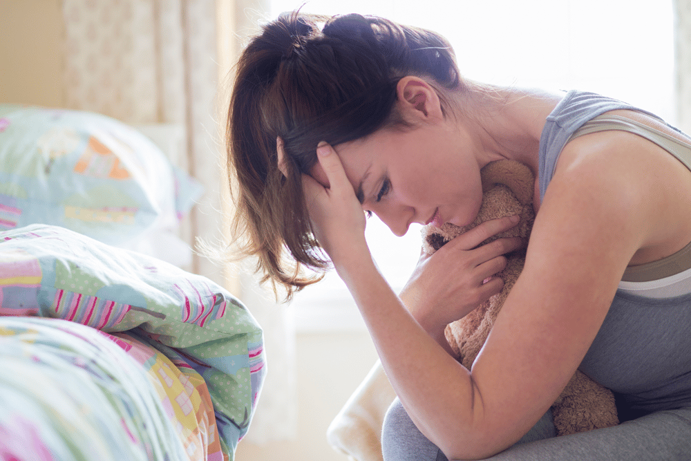 mother grieving child