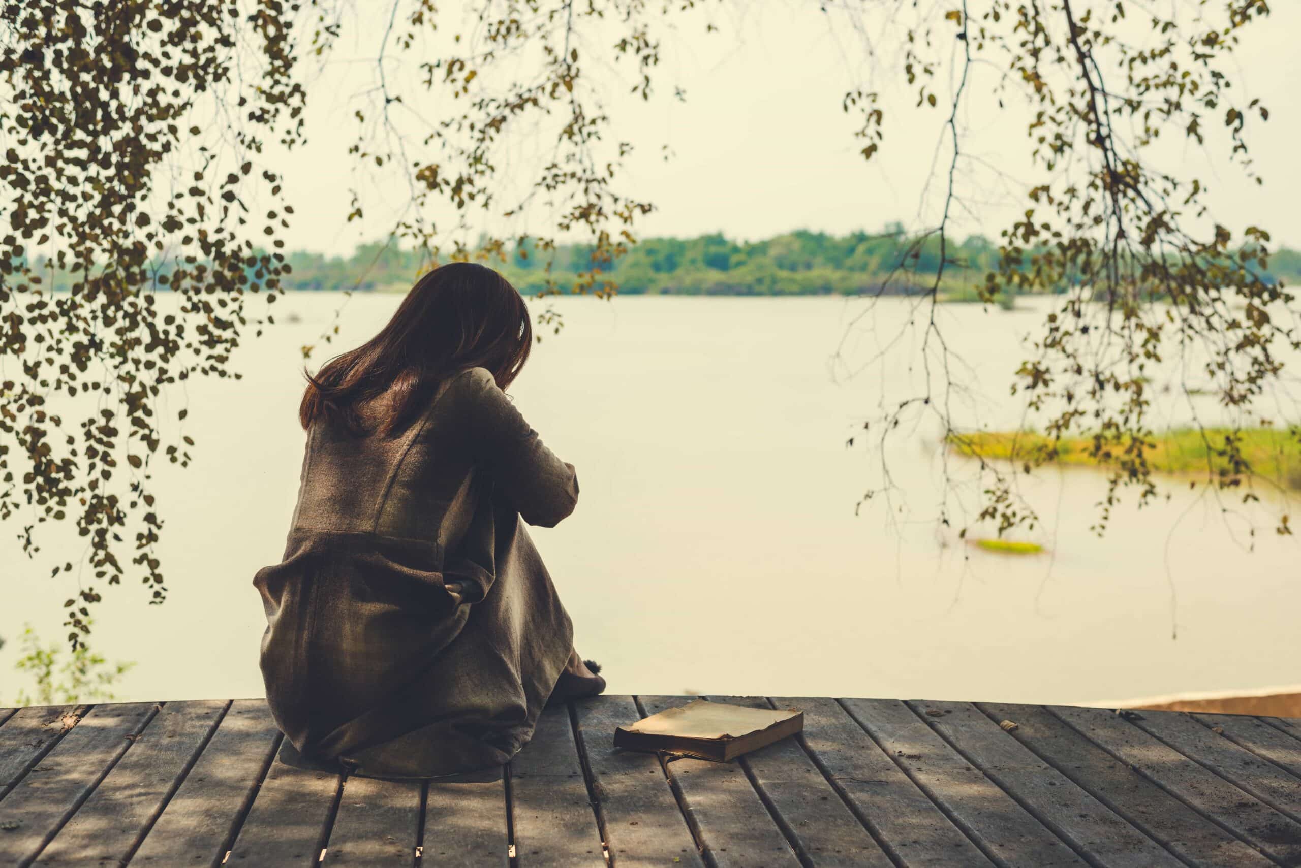 Girl facing away